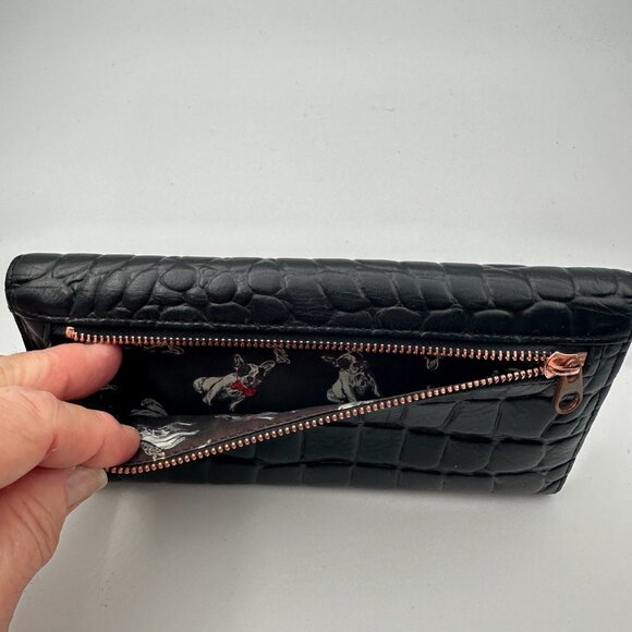 Ted Baker London Wallet Clutch Purse‎ Rose Gold "T" Branded - Picture 10 of 12